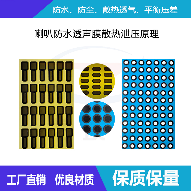喇叭防水透聲膜散熱泄壓原理-透氣膜供應商戈埃爾